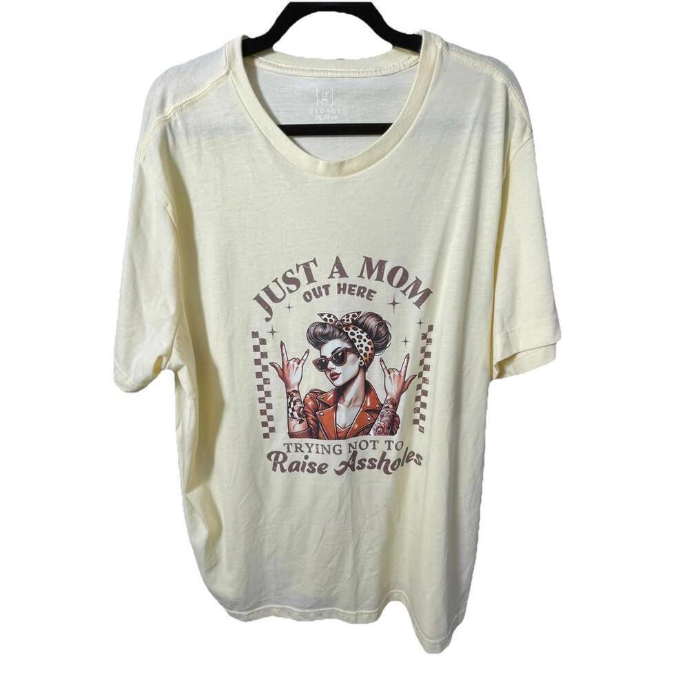 Just a Mama Out Here , Trying Not To Raise Shirt, Unisex Tshirt 2XL